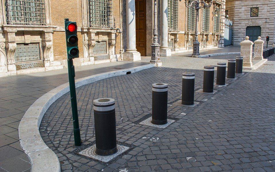 Bollard, Bollards, Traffic, Street, No Entry